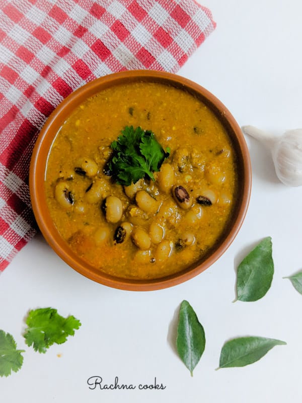 A bowl of vegan South Asian curry