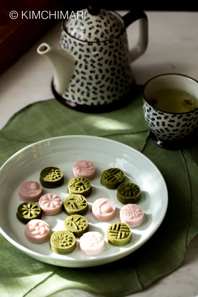 Green Tea & Omija Dasik Korean cookies