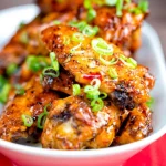 Sticky Chicken Wings in a Thai sauce