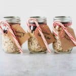 3 mason jars full of overnight oats