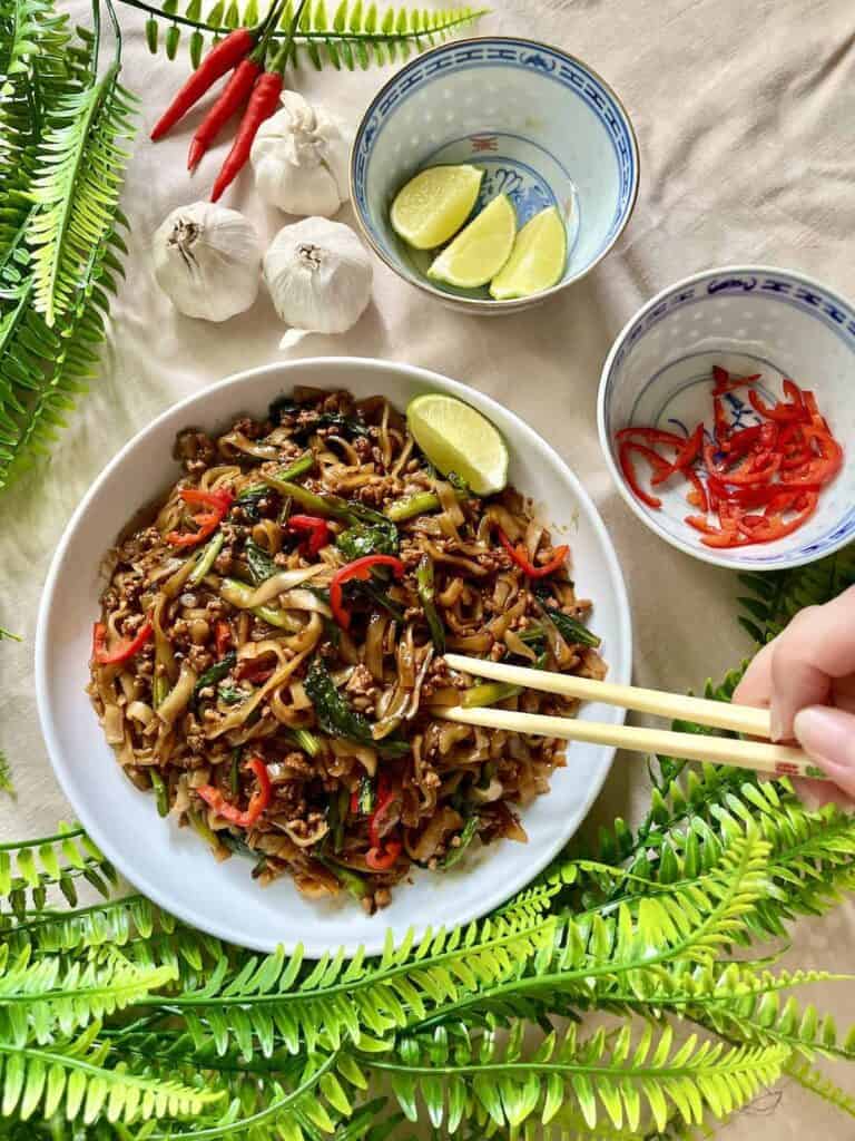 Authentic Drunken Noodles (Pad Kee Mao) Greedy Girl Gourmet
