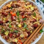 Chinese fried rice with char siu