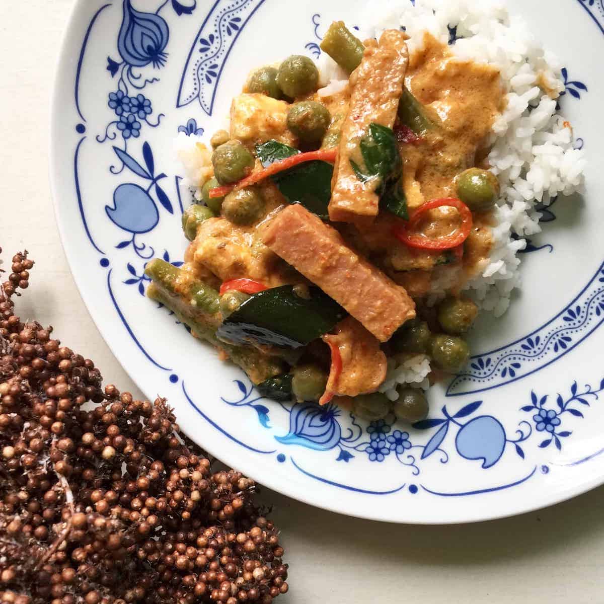 Thai Turkey Berry Curry (Pea Eggplant)