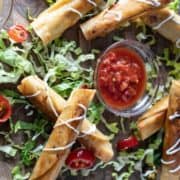 Steak taquitos with leftover meat