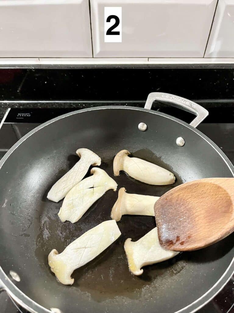 Asian King Oyster Mushrooms (3-ingredients) - Greedy Girl Gourmet