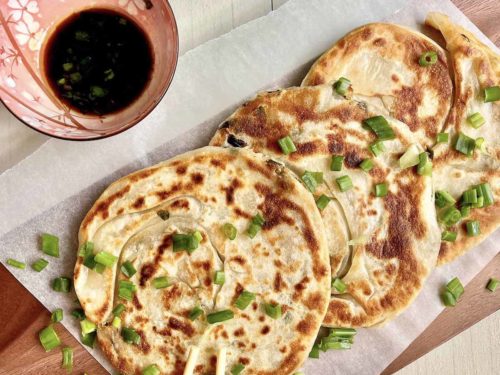 Taiwanese green onion pancake recipe Cong you bing
