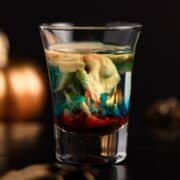 A halloween shot that looks like creepy alien brains.