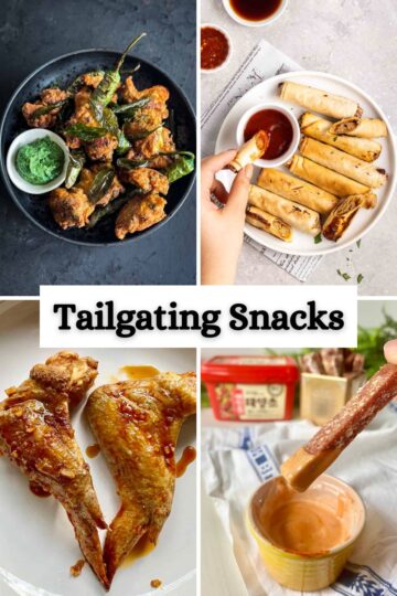 4 Asian snacks for Tailgating Season.