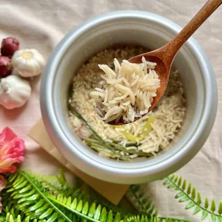 Hainanese Chicken Rice (Rice Cooker) - Greedy Girl Gourmet