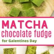 Green tea matcha chocolates.