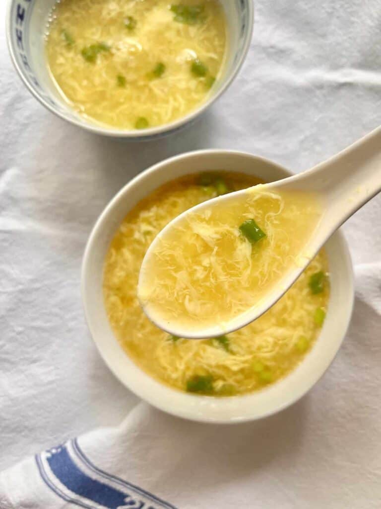 Easy Chinese Egg Drop Soup (10 min) - Greedy Girl Gourmet