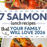 Baked Honey Garlic Salmon and Teriyaki Salmon.
