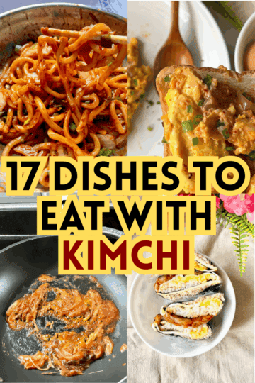 4 Korean recipes that use kimchi.