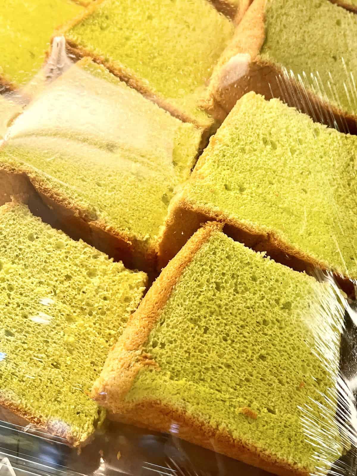 Pandan Chiffon Cake.