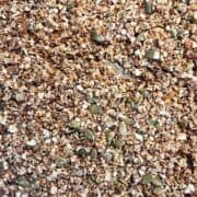 Savory Thai granola on a baking tray.