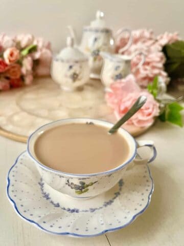 A cup of Masala Chia tea.